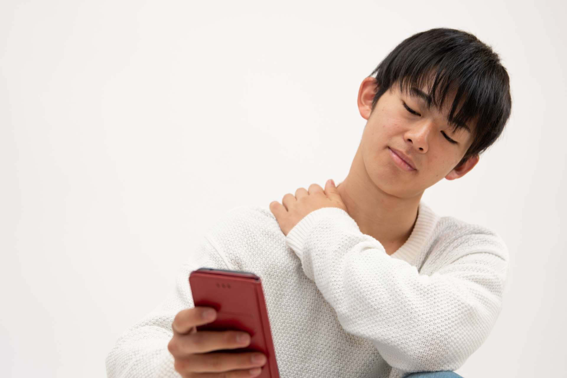 ④ こんな不安（頸肩腕症候群）イメージ