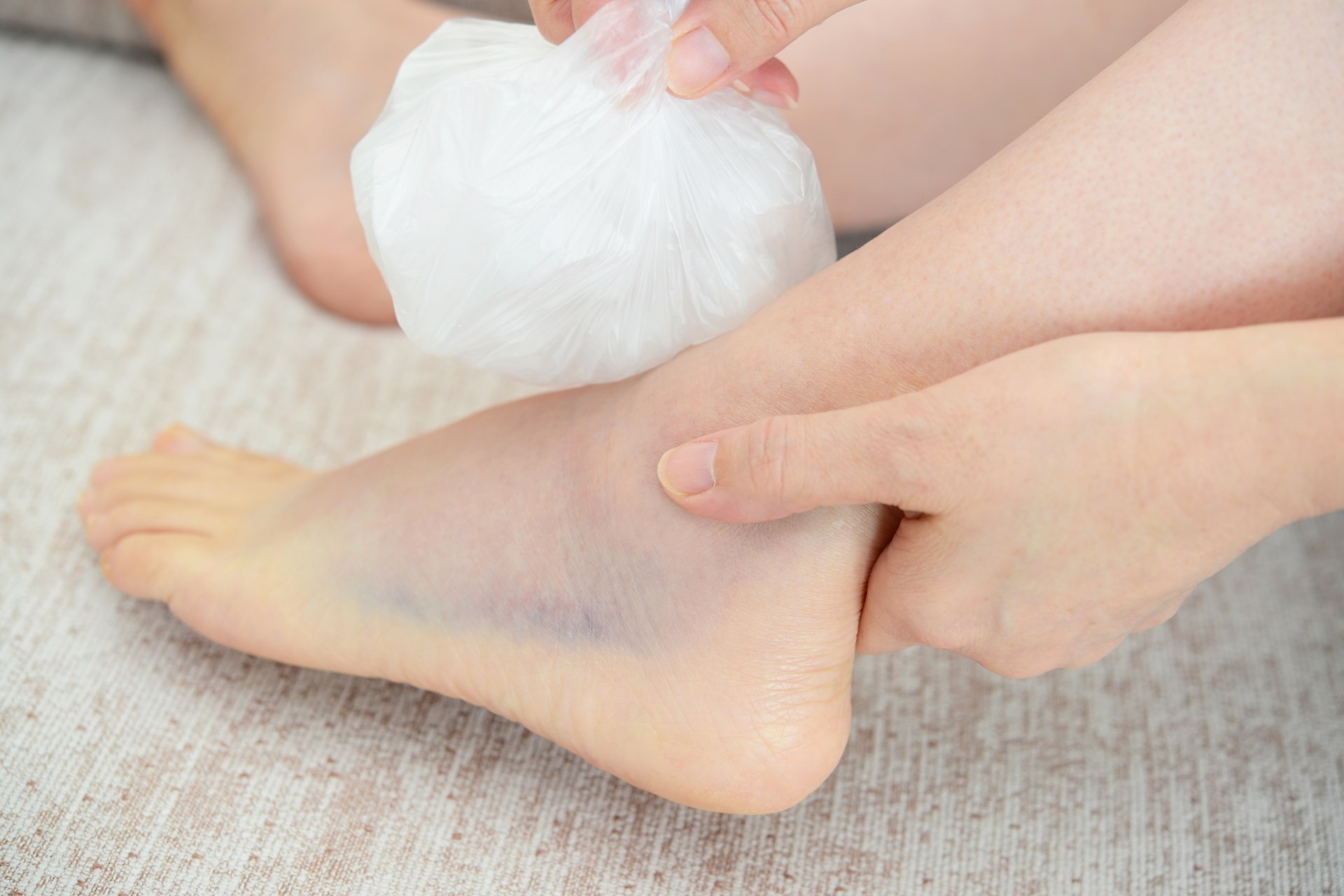 ④ こんな不安（捻挫）イメージ